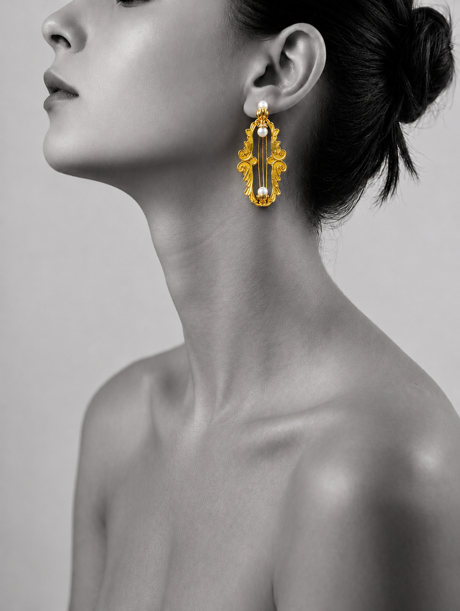 Ekta Earrings – 925 Sterling Silver Jewellery