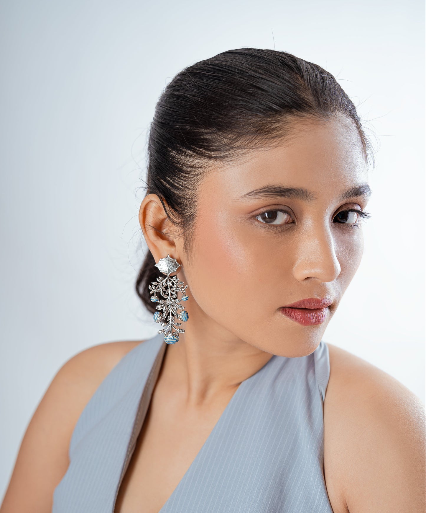 KALAMKARI CHANDELIER EARRINGS