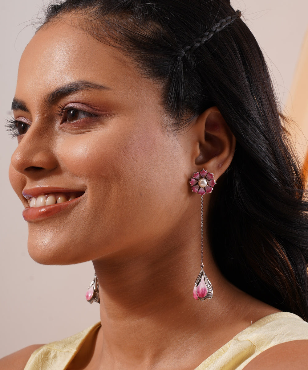 Gulbahar Earrings – 925 Sterling Silver Jewellery