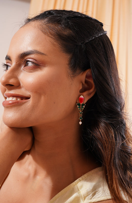 PATANG PEARL DROP EARRINGS