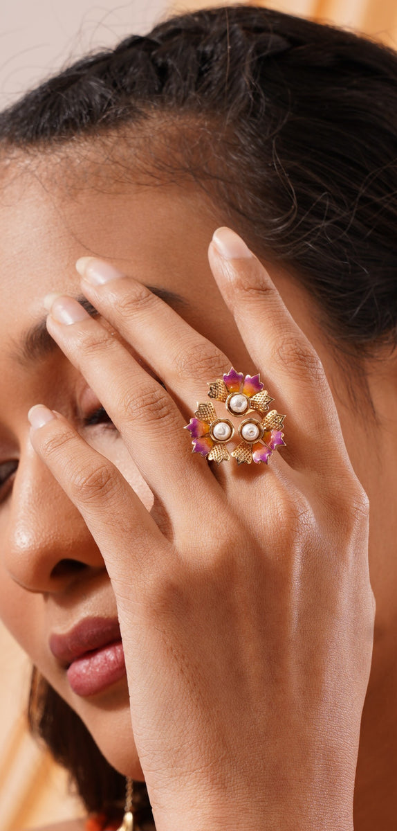 Gulbahar Ring – 925 Sterling Silver Jewellery