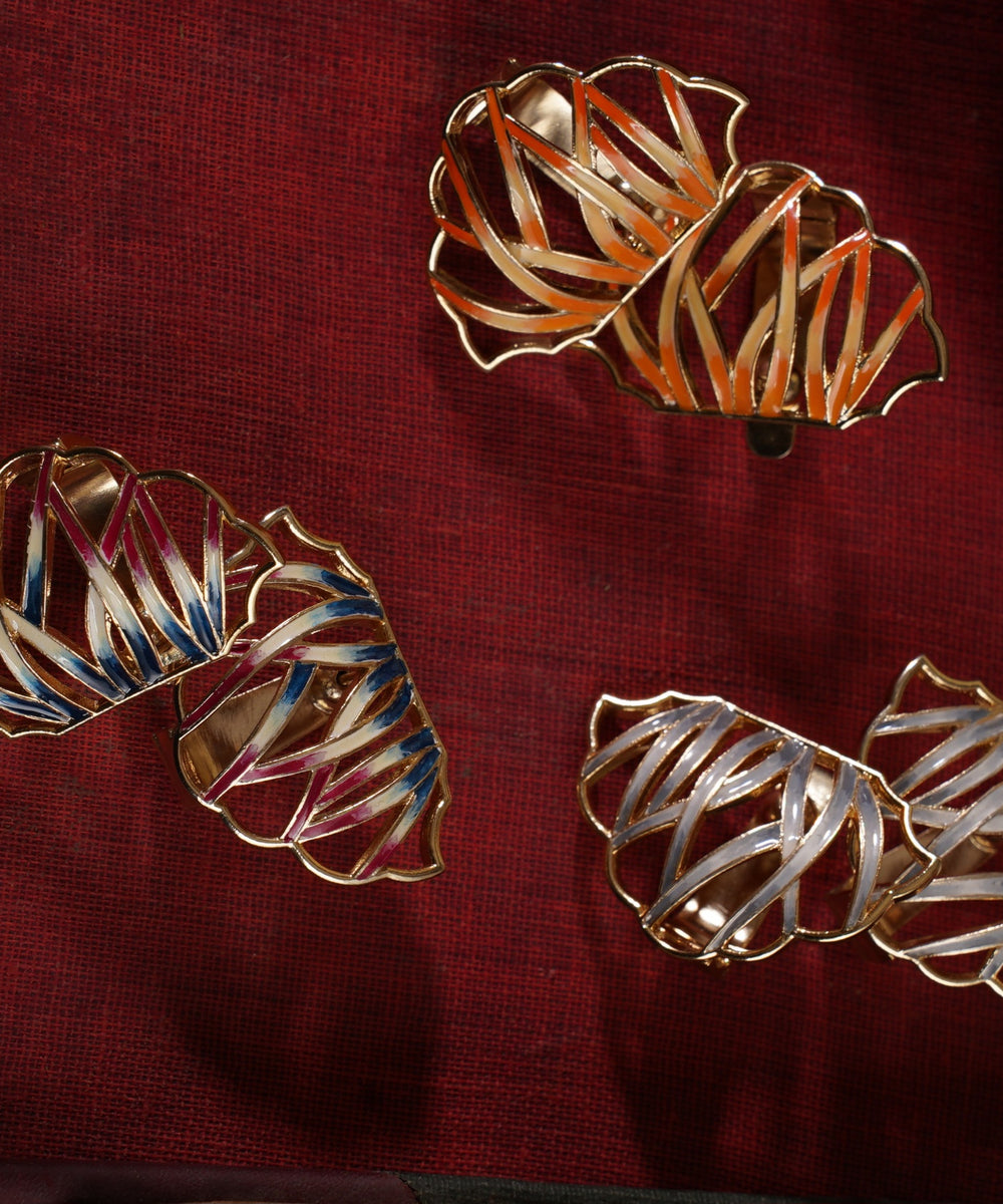 Kalamkari Jaal Earrings – 925 Sterling Silver Jewellery