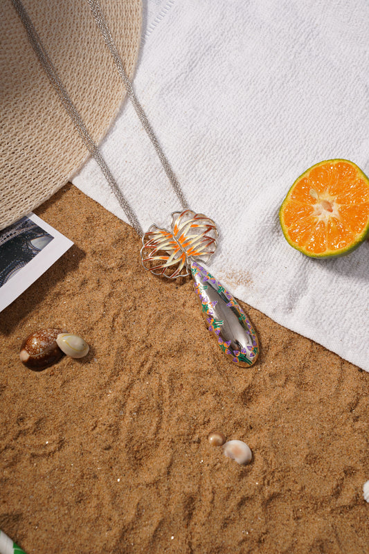 KALAMKARI JAAL PENDANT