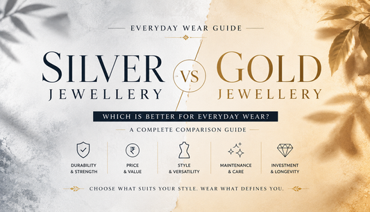 silver vs gold jewellery