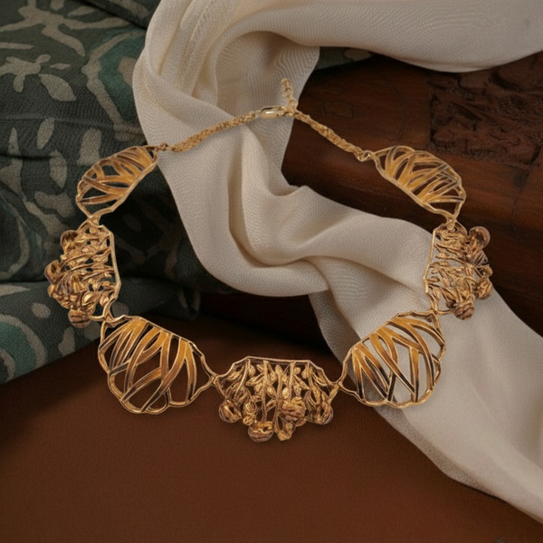 Kalamkari Hasli – 925 Sterling Silver Jewellery