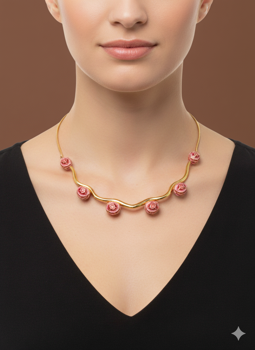 Gulbahar Hasli Necklace – 925 Sterling Silver Jewellery