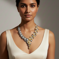 Gulbahar Neckpiece – 925 Sterling Silver Jewellery