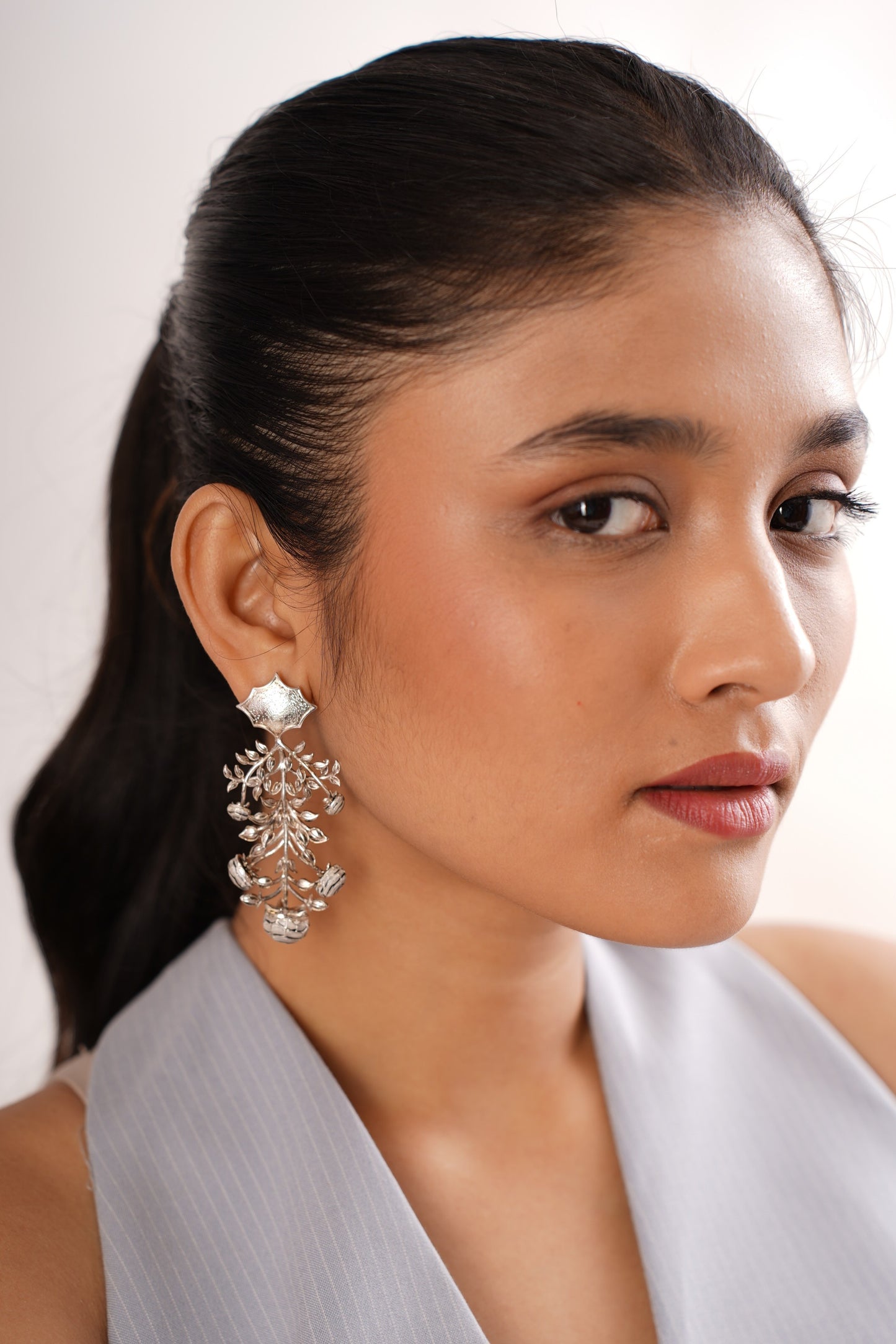 KALAMKARI CHANDELIER EARRINGS