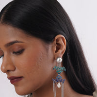 Dabka Earrings – 925 Sterling Silver Jewellery