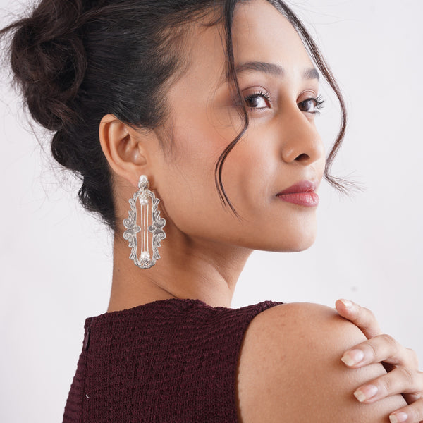 Ekta Earrings – 925 Sterling Silver Jewellery