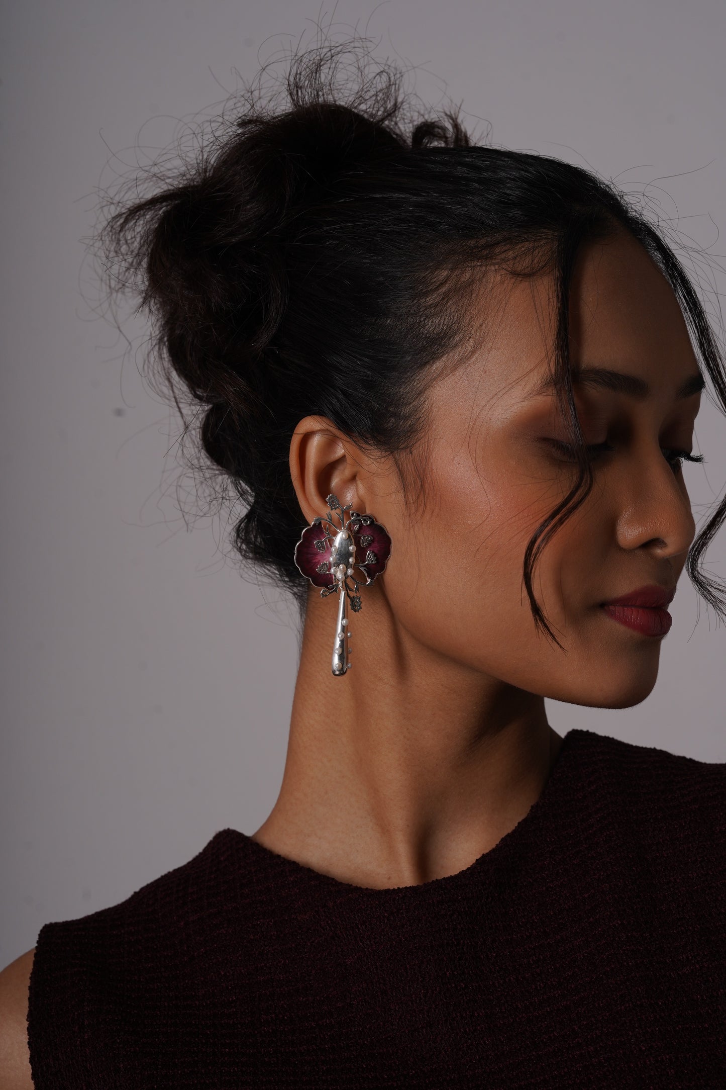 KALAMKARI TASSLE EARRINGS