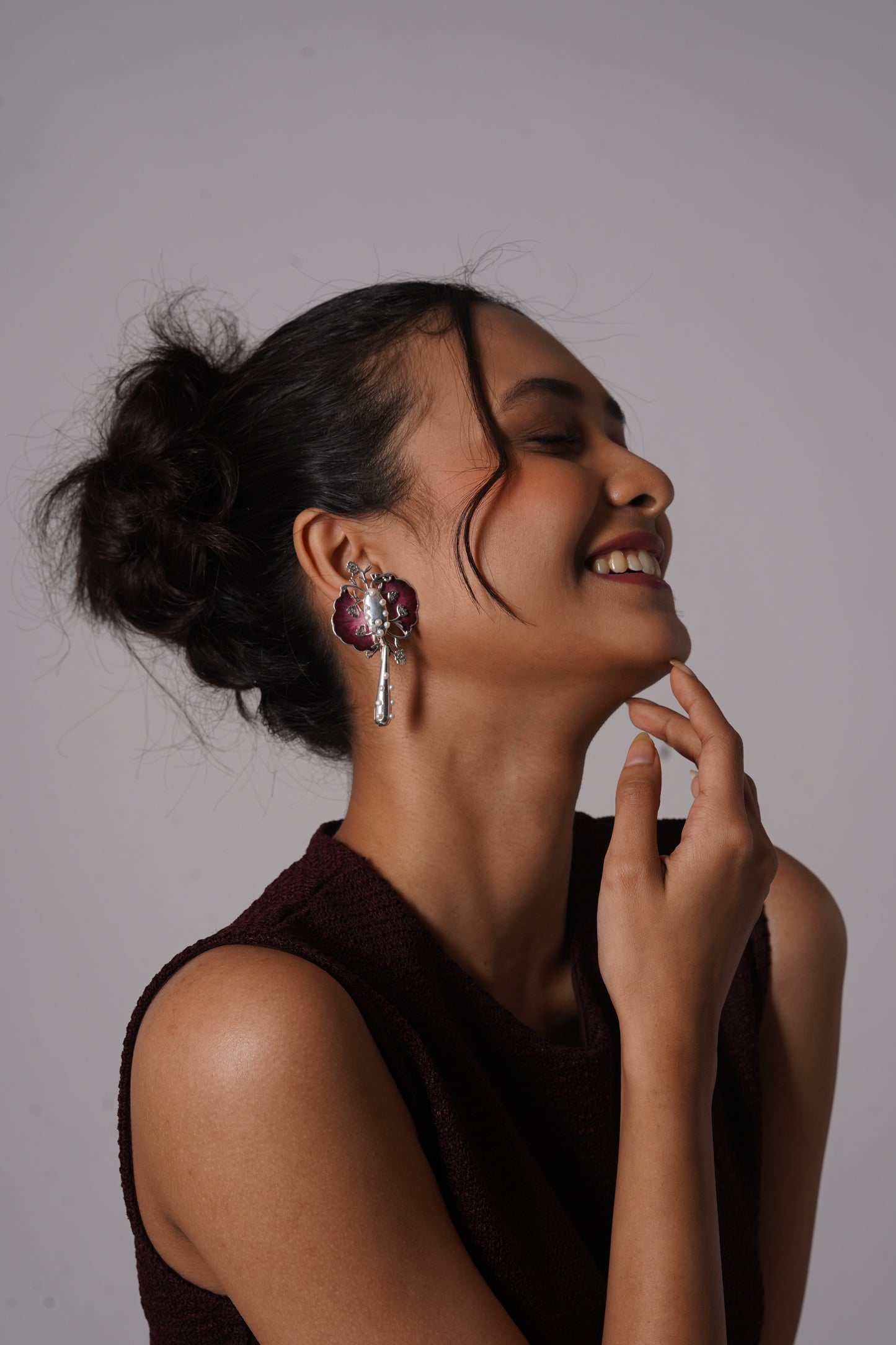 KALAMKARI TASSLE EARRINGS