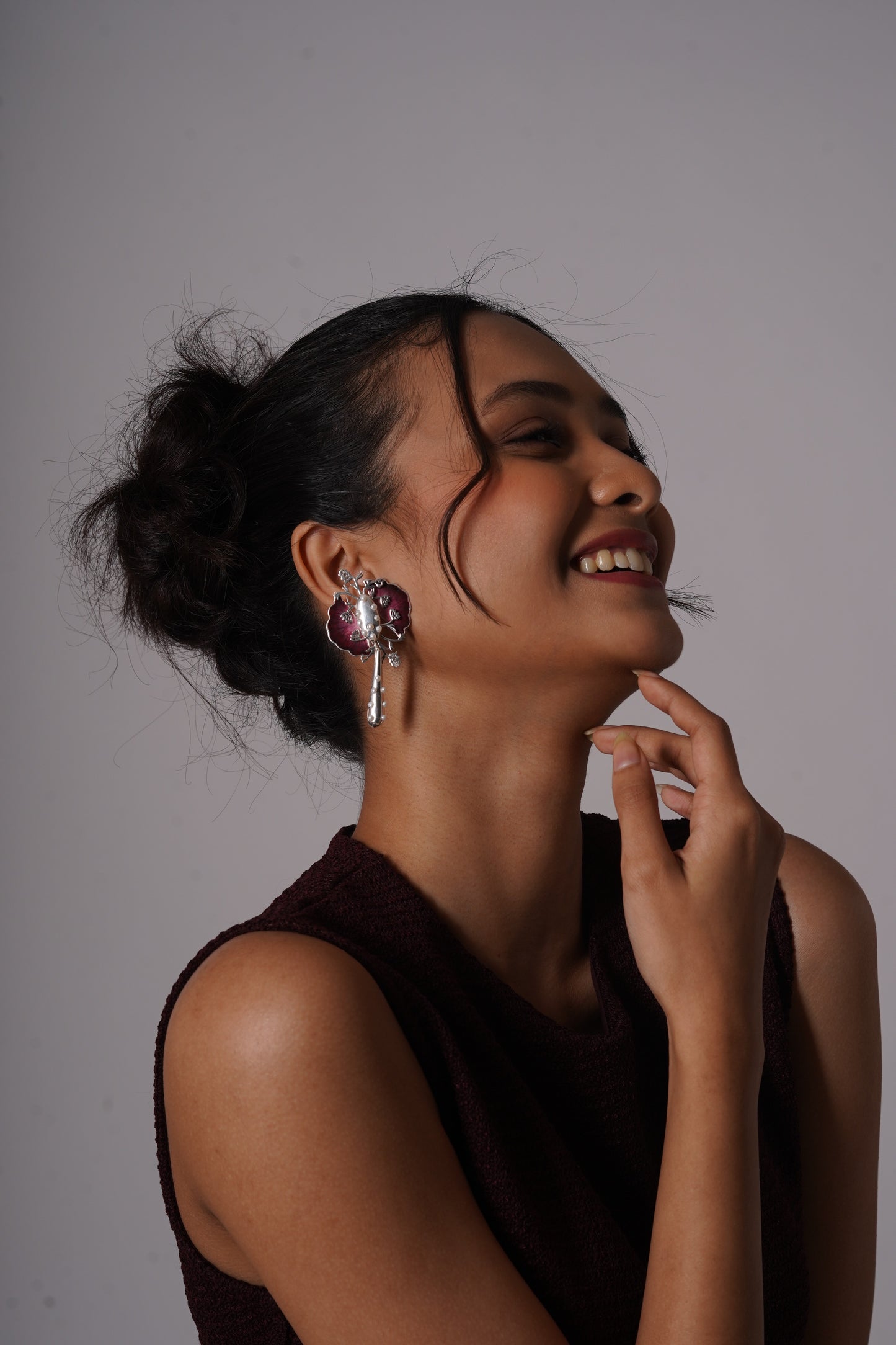 KALAMKARI TASSLE EARRINGS