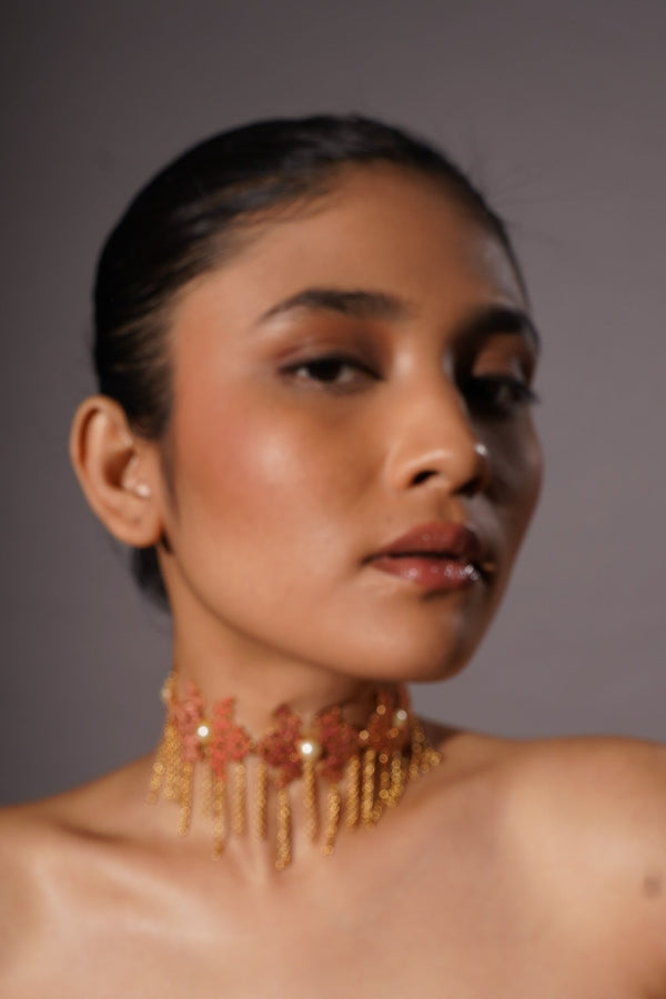 Dabka Necklace – 925 Sterling Silver Jewellery