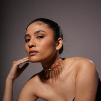 Dabka Necklace – 925 Sterling Silver Jewellery