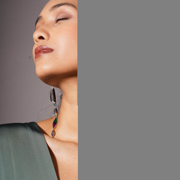 Lehar Earrings – 925 Sterling Silver Jewellery