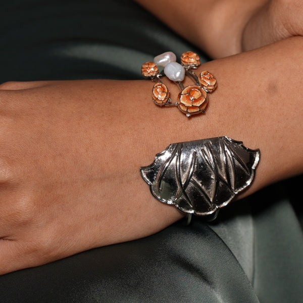 Kalamkari Bracelet – 925 Sterling Silver Jewellery