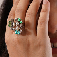 Gulbahar Ring – 925 Sterling Silver Jewellery