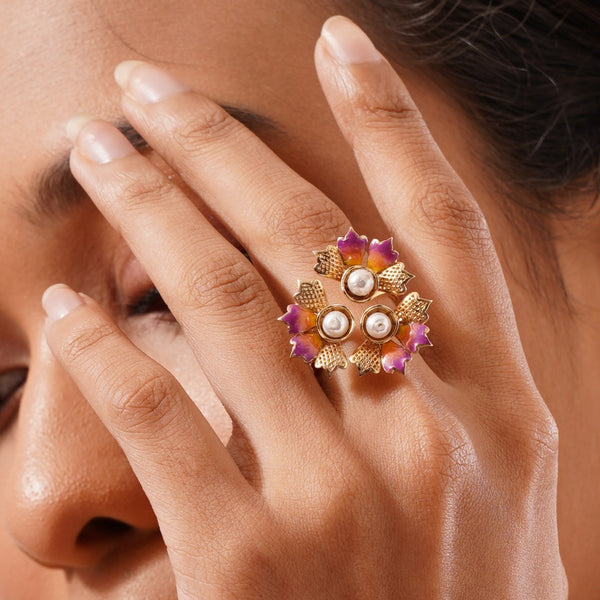 Gulbahar Ring – 925 Sterling Silver Jewellery