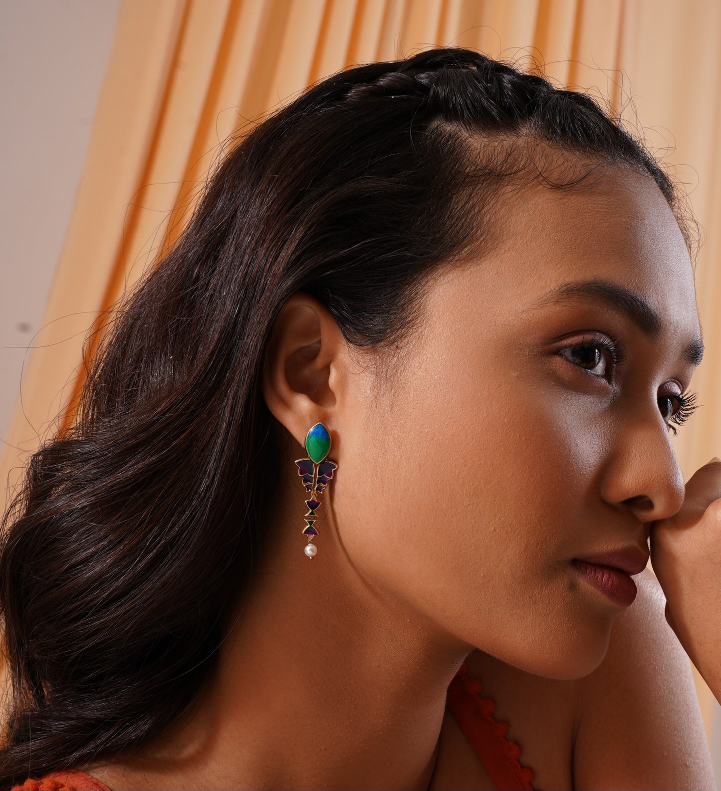 PATANG PEARL DROP EARRINGS