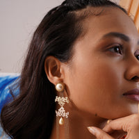 Dabka Earrings – 925 Sterling Silver Jewellery