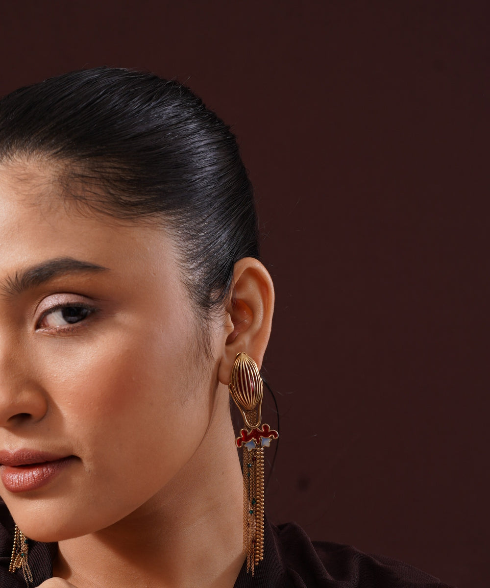Patang Tassle Earrings – 925 Sterling Silver Jewellery