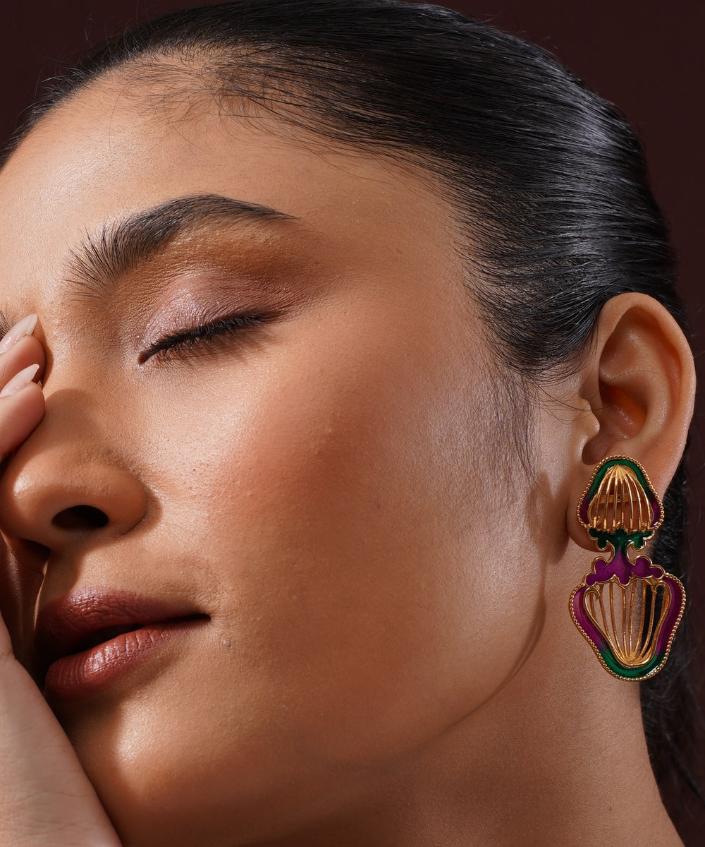 Patang Jaal Earrings – 925 Sterling Silver Jewellery