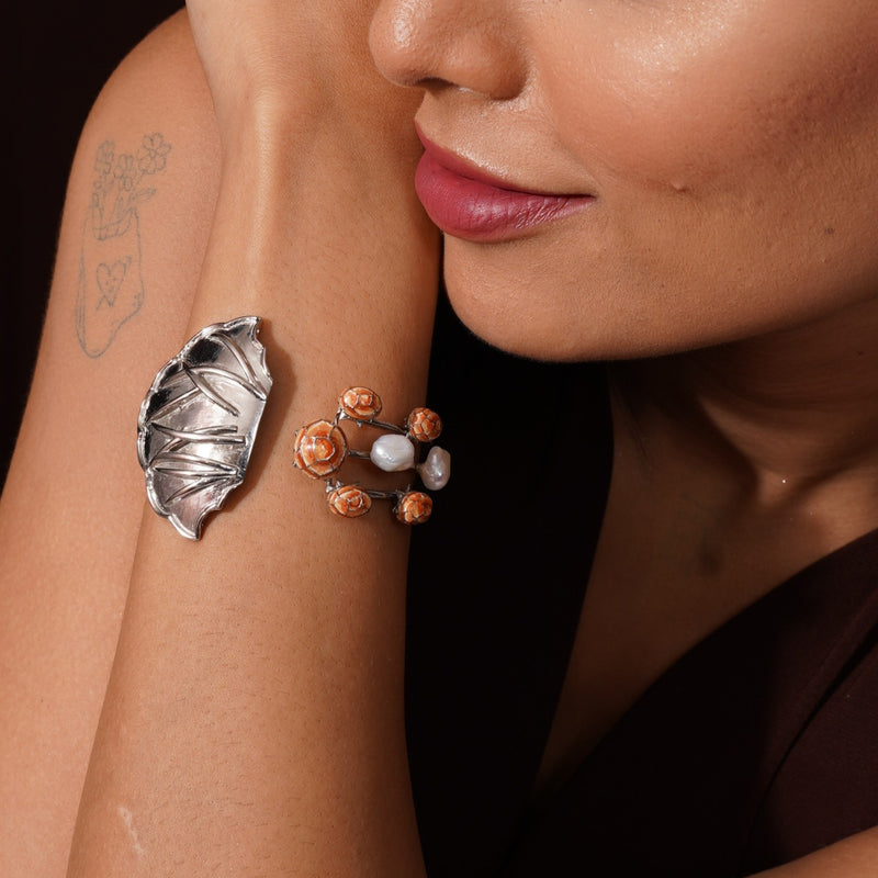 Kalamkari Bracelet – 925 Sterling Silver Jewellery