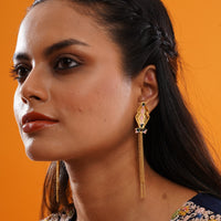 Silk Tassle Earrings – 925 Sterling Silver Jewellery