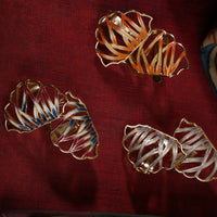 Kalamkari Jaal Earrings – 925 Sterling Silver Jewellery