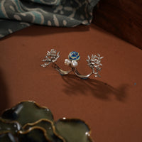 Kalamkari Ring – 925 Sterling Silver Jewellery