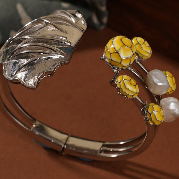 Kalamkari Bracelet – 925 Sterling Silver Jewellery