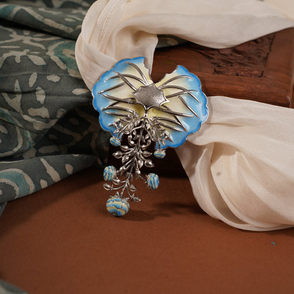 Kalamkari Necklace – 925 Sterling Silver Jewellery