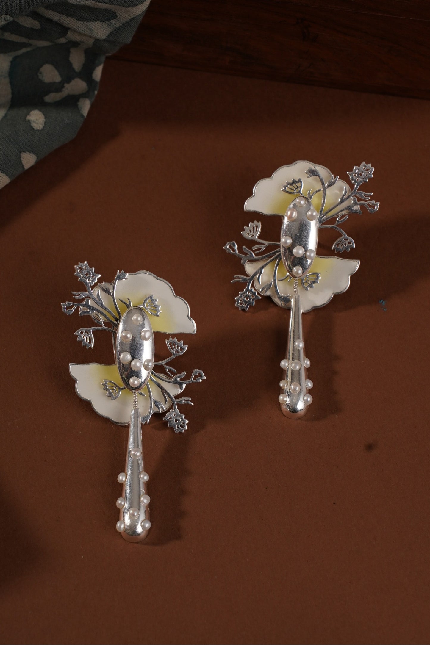 KALAMKARI TASSLE EARRINGS