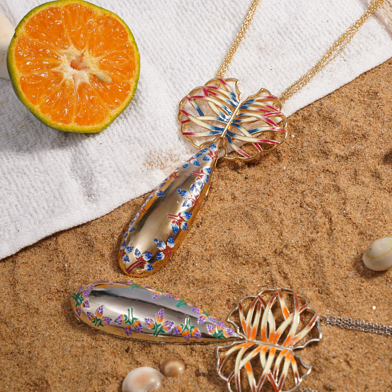 Kalamkari Jaal Pendant – 925 Sterling Silver Jewellery